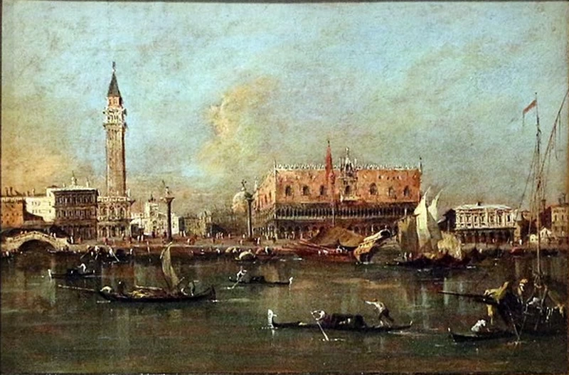 Veduta del molo con Palazzo Ducale - Calouste Gulbenkian Museum